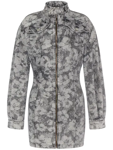 MOSCHINO JEANS floral denim dress Grey A04228722