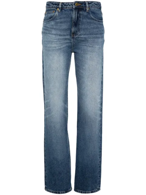 A.P.C. Kylie mid-rise straight-leg jeans Blue COGZUF09213