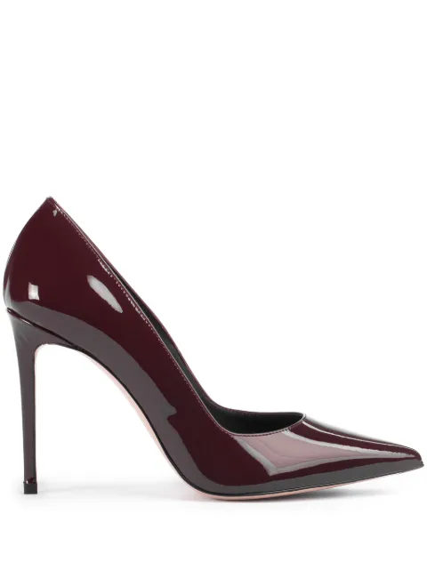 Le Silla Eva 100mm patent-leather pumps Red 2101M090R1PPKAB