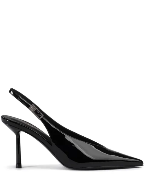 Le Silla Clivage leather pumps Black 4225C080BLPPKAB