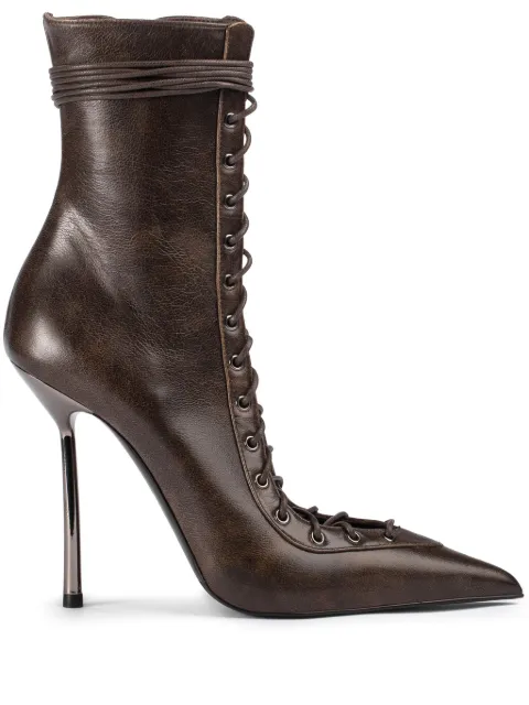 Le Silla 120mm Colette ankle boots Brown 4249B100MBPPGRU