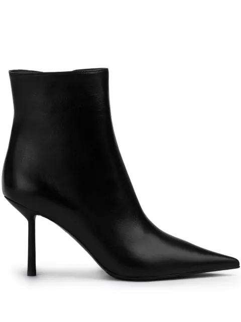 Le Silla 105mm Zip Boots Black 4217C080BMPPNEM