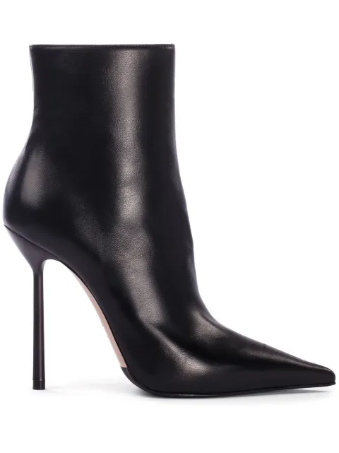 Le Silla Eva pointed-toe ankle boots Black 4217C100BMPPNEM