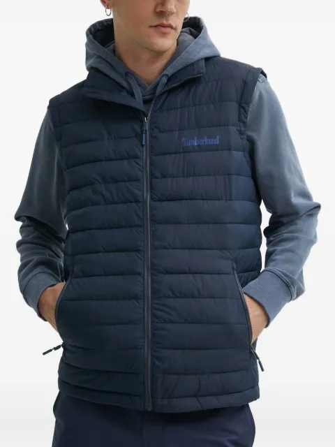 Timberland padded zip gilet Blue TB0A5XR54331