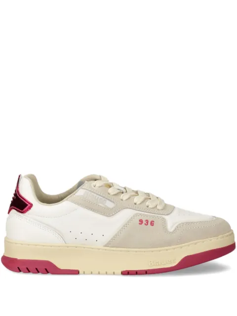 Blauer panelled lace-up sneakers White S4ADEL01