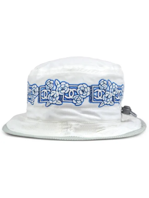 CHANEL Pre-Owned 1990-2000s Sport line bucket hat White HT100