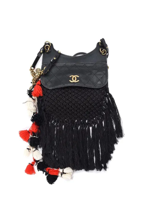 CHANEL Pre-Owned Dubai Resort shoulder bag Black CHANELDUBAIPOMPOMBAG