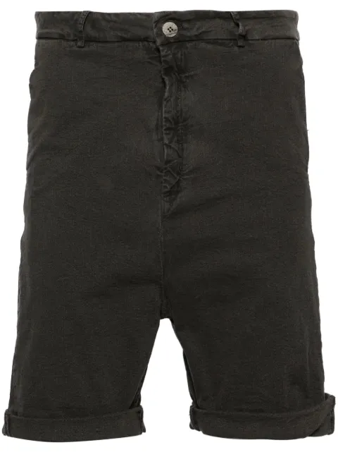 Poème Bohémien mid-rise drop-crotch shorts Grey PT61T123
