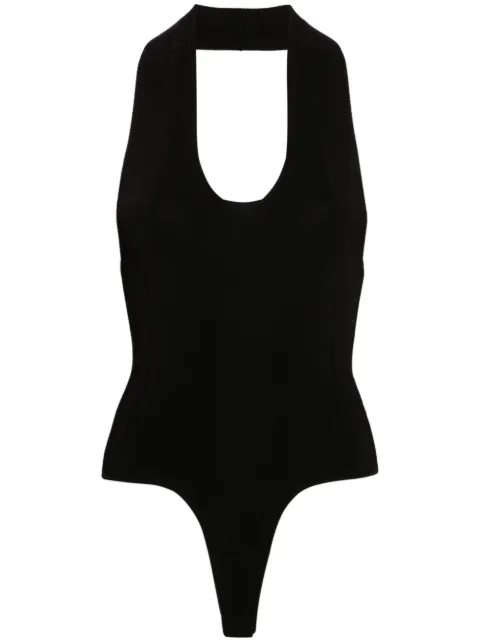 KHAITE Toto knitted bodysuit Black 9580429200