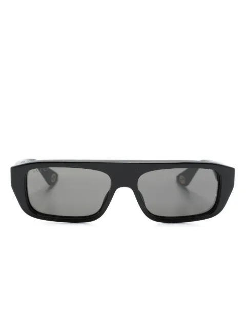 Gucci Eyewear rectangle-frame tinted sunglasses Black GG1617S001