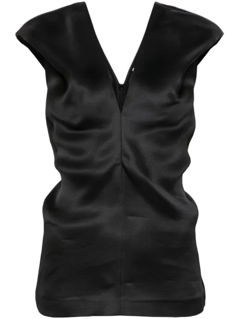 KHAITE Ami silk blouse Black 2359386200