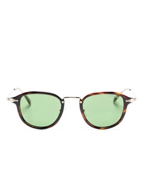 Montblanc square-frame sunglasses Silver MB0336S
