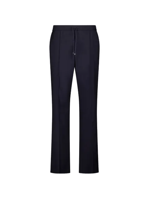 Valentino Garavani drawstring-waist tapered trousers Blue VRB52225S