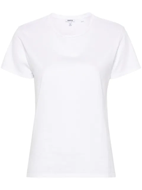 ASPESI mélange cotton T-shirt White Z0132438