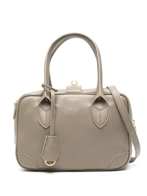 Golden Goose Vita bag in butter-colored leather with gold details Green GWA00470A000602