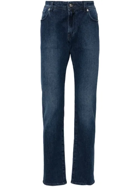 Billionaire logo-patch jeans Blue IADCMDT3786BTE001N