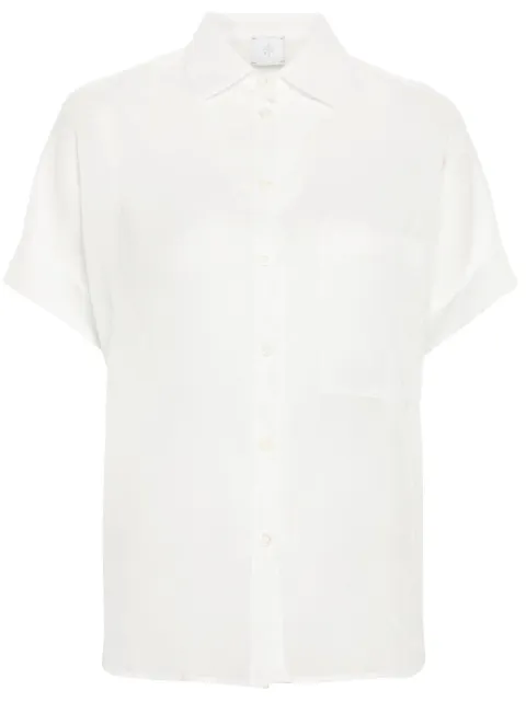 Eleventy semi-sheer cotton shirt White I80CAMI05TES0I079