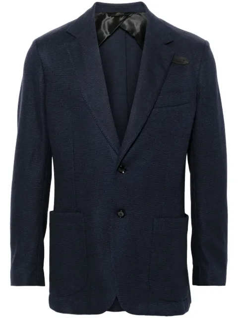 Brioni knitted blazer Blue UJRQ0LOA609