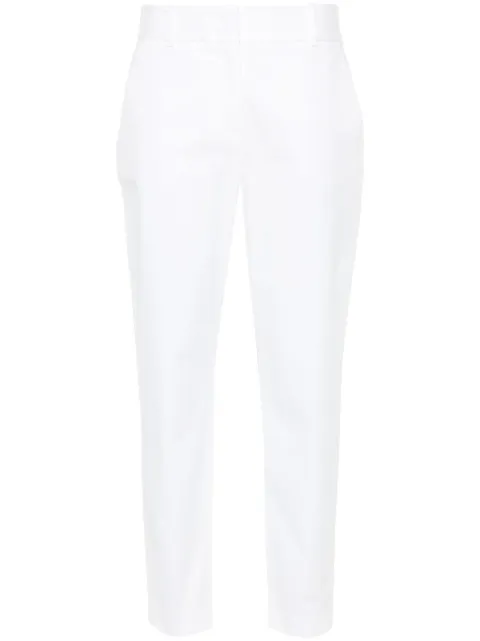 Eleventy New York tapered trousers White I80PANE05TES0I104
