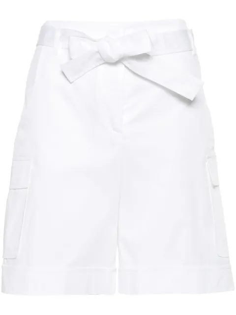 Eleventy belted bermuda shorts White I80BERI03TES0I233