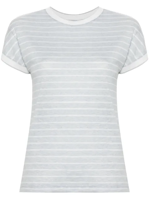 Eleventy striped crew neck T-shirt Blue I80TSHI01TES0I236