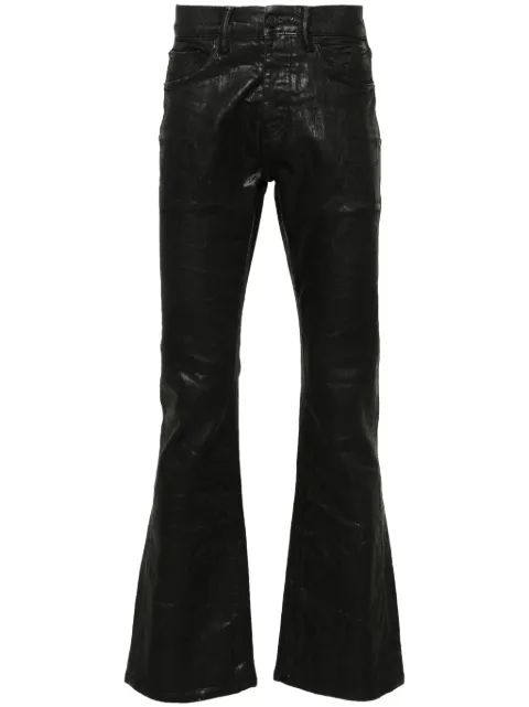 Purple Brand P004 low-rise flared jeans Black P004CFDB324