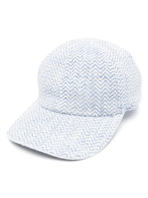 Eleventy interlock-weave baseball cap Blue I82CPLI05TES0I114