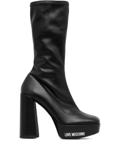 Love Moschino 120mm platform boots Black JA2607CG1HIEZ