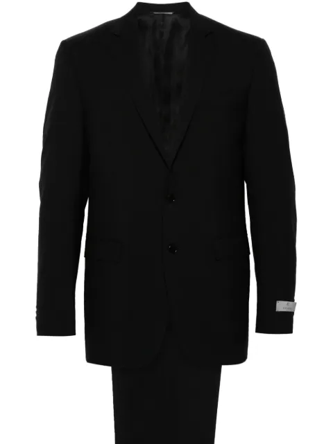 Canali single-breasted wool suit Black 1922093
