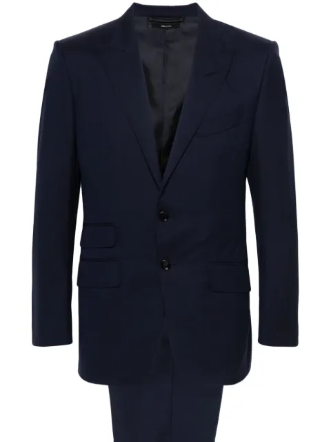 TOM FORD single-breasted wool suit Blue 2LYP01WOS02