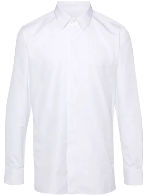 Givenchy 4G-embroidery poplin shirt White BM60PQ15JT