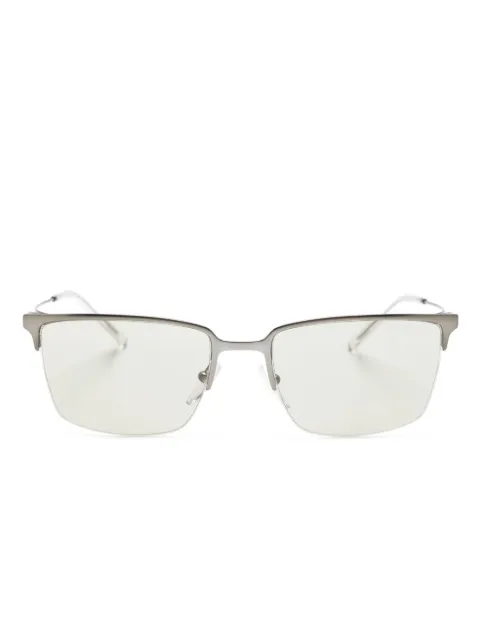 Emporio Armani rectangle-frame sunglasses Silver EA215530033