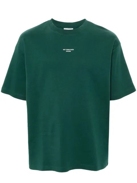 Drôle De Monsieur Le T-shirt Slogan Classique top Green PERMTS202CO002
