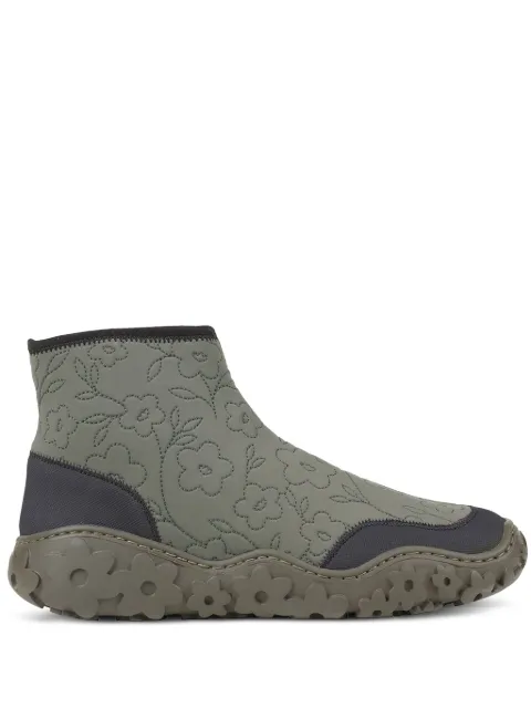 Cecilie Bahnsen Othello quilted-floral sneakers Green 224FTW30004OTHELLOSNEAKER