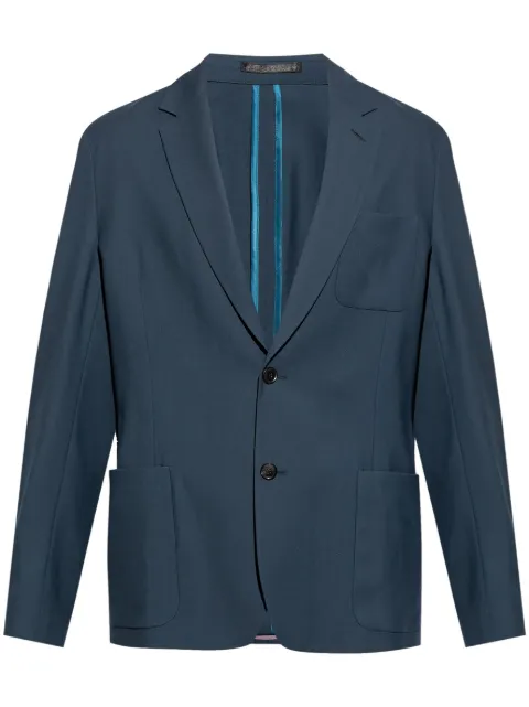 Paul Smith single-breasted wool blazer Blue M1R2321N00001