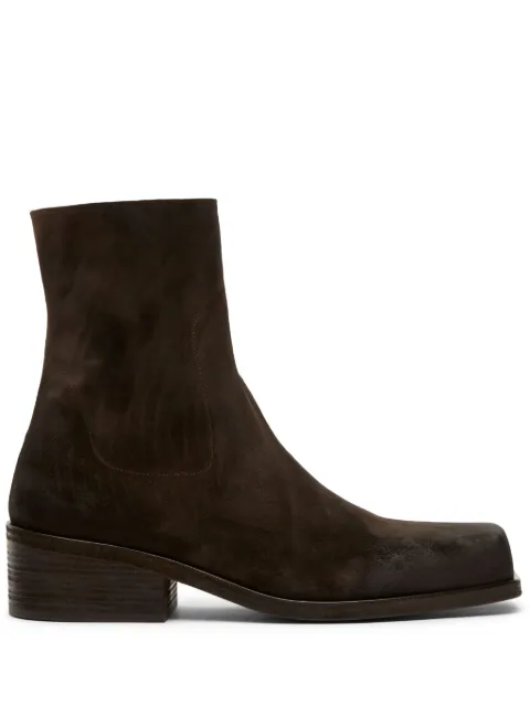 Marsèll 55mm Cassello suede ankle boots Brown MM4340186