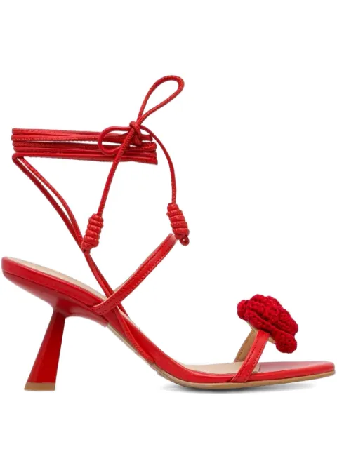 ALOHAS 80mm Kendra sandals Red S100280