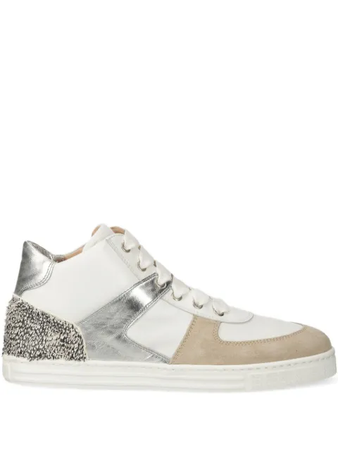 AGL metallic-panel studded sneakers White D936132PGKT096