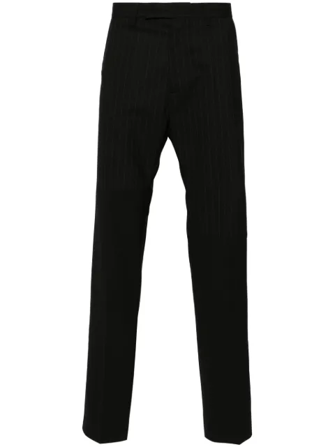 MM6 Maison Margiela panelled pinstripe tailored trousers Black SH0KA0020MTN012