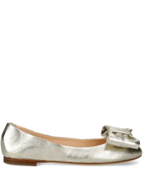 AGL bow-embellished ballet flats Gold D544029PCFOILE