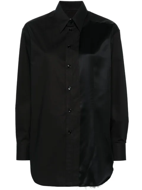 MM6 Maison Margiela panelled cotton shirt Black S52DT0036S47294