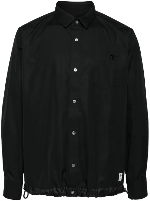sacai Thomas Mason shirt Black SCM215