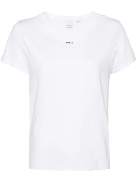 PINKO mini-logo T-shirt White 100373A228