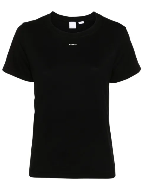 PINKO T-shirt with mini logo Black 100373A228