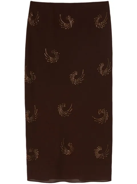 PINKO Pavese skirt Brown 104399A289