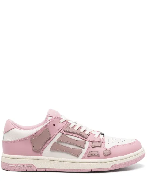 AMIRI pink Skel leather sneakers Pink AWFOSR1034