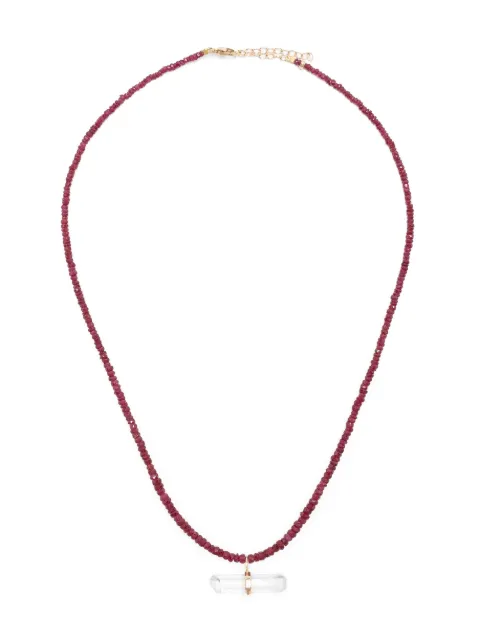JIA JIA 14kt yellow gold Arizona ruby and quartz necklace Gold JJNAZ330