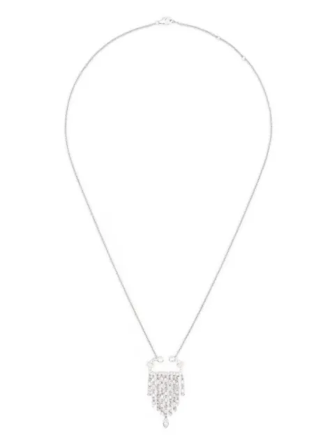 Yvonne Léon 18kt white gold Collier Scorpio necklace Silver COLLIERSCORPIODIAM