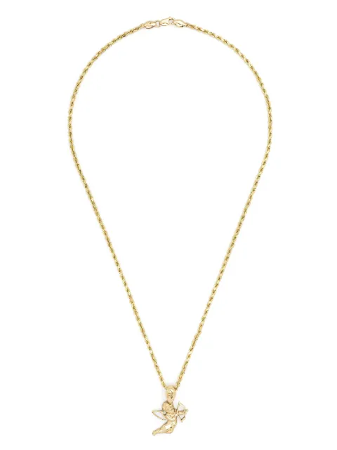 Roses Metals 14kt yellow gold chain necklace Gold NECBRAI14KY18PENSH