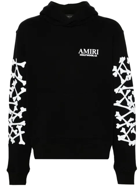 AMIRI Bones Stacked hoodie Black AMJYHD1051